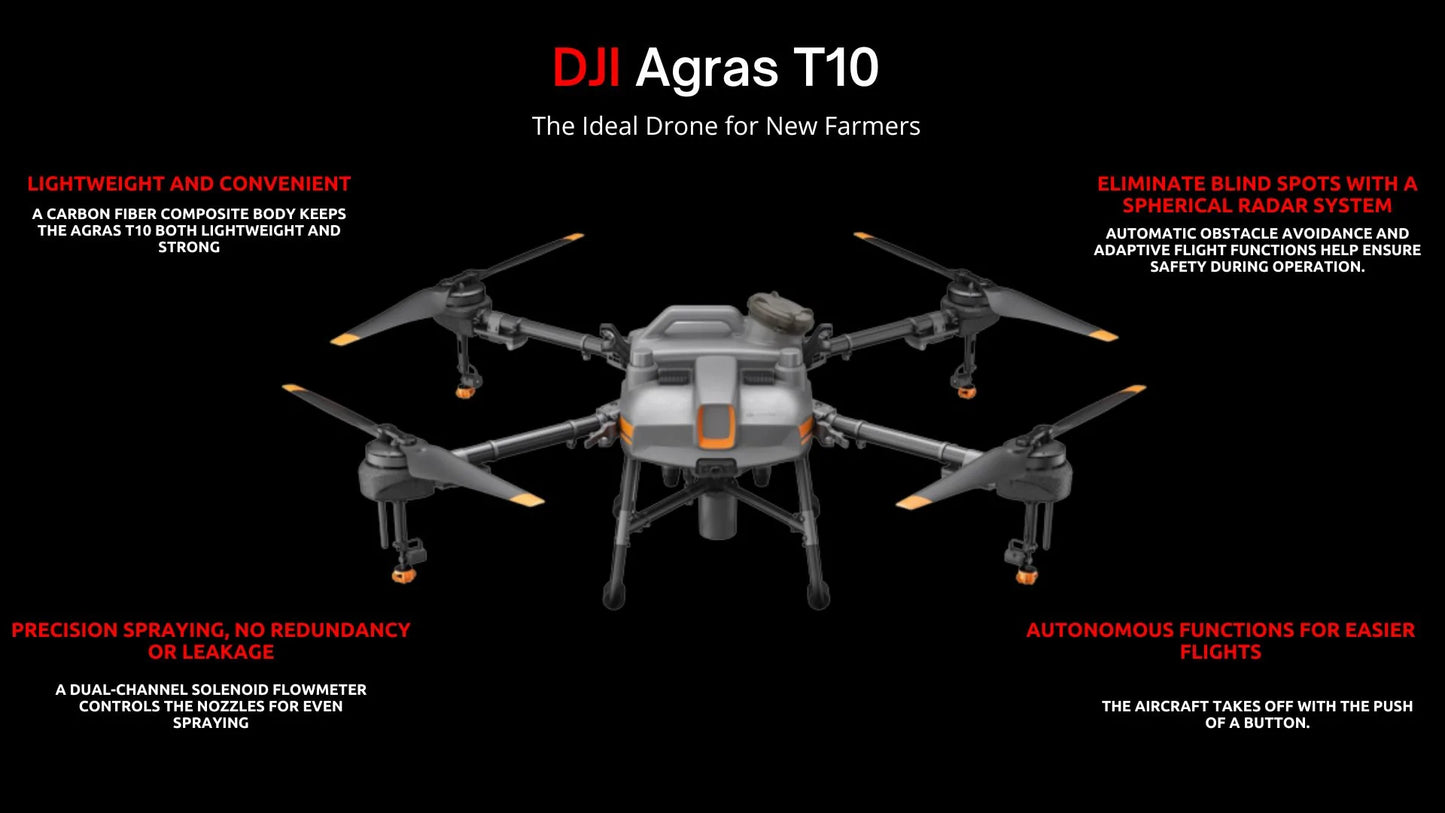DJI Agras T10 Sprayer Drone