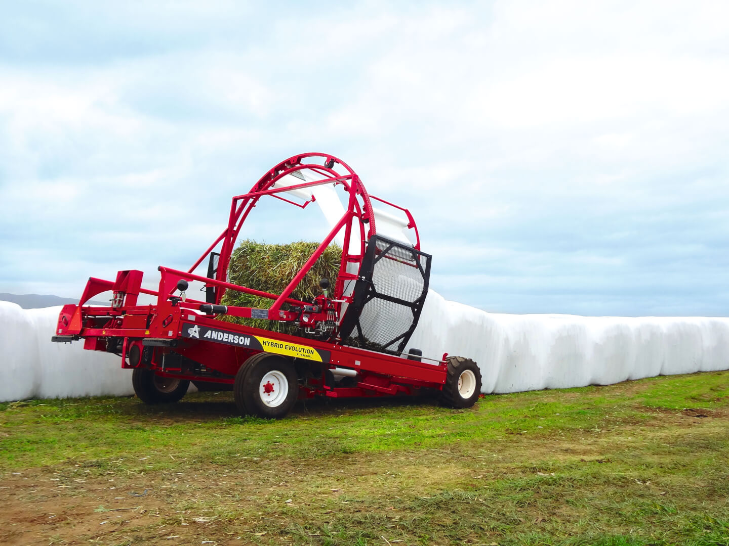 Anderson Bale Wrappers | Model NWS720, IFX720, Hybrid X & Evolution | Up to 6 ft Round Bales | Horsepower 13-20 HP | For Tractors & Trucks
