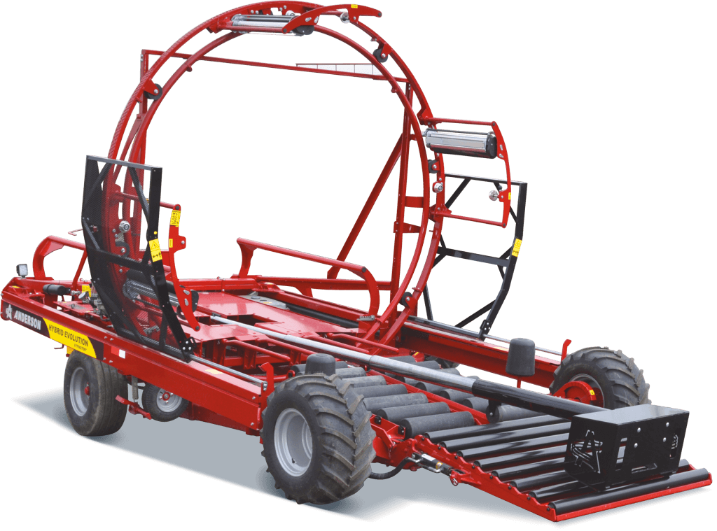 Anderson Bale Wrappers | Model NWS720, IFX720, Hybrid X & Evolution | Up to 6 ft Round Bales | Horsepower 13-20 HP | For Tractors & Trucks