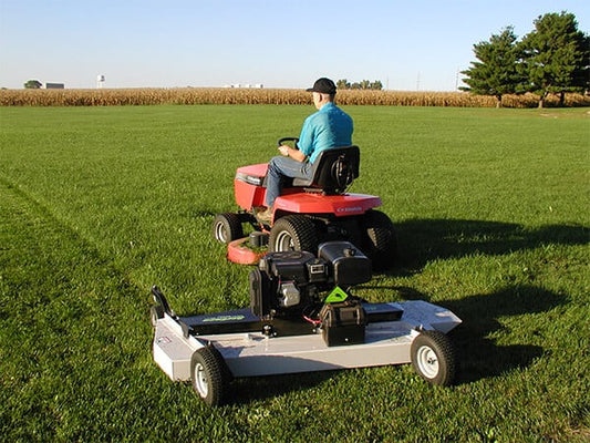 Kunz Engineering | Best Quality 40″ Finish Cut Mowers AcrEase | Model H40B | Single Cylinder Manual Start Engine | Pull Type | Horsepower 10.5 HP | For ATV