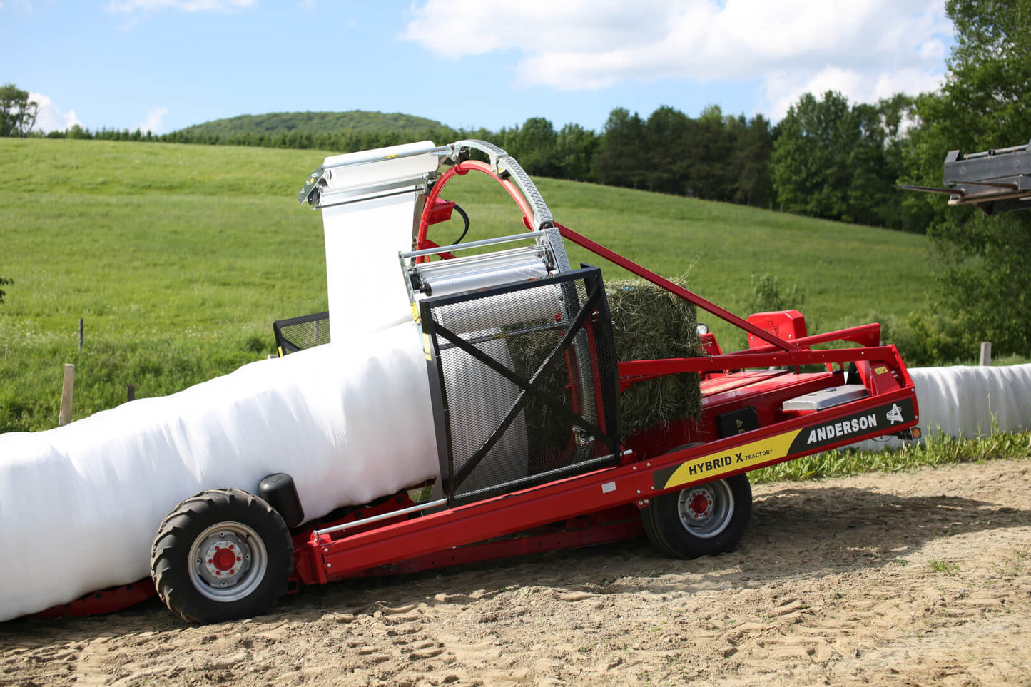 Anderson Bale Wrappers | Model NWS720, IFX720, Hybrid X & Evolution | Up to 6 ft Round Bales | Horsepower 13-20 HP | For Tractors & Trucks