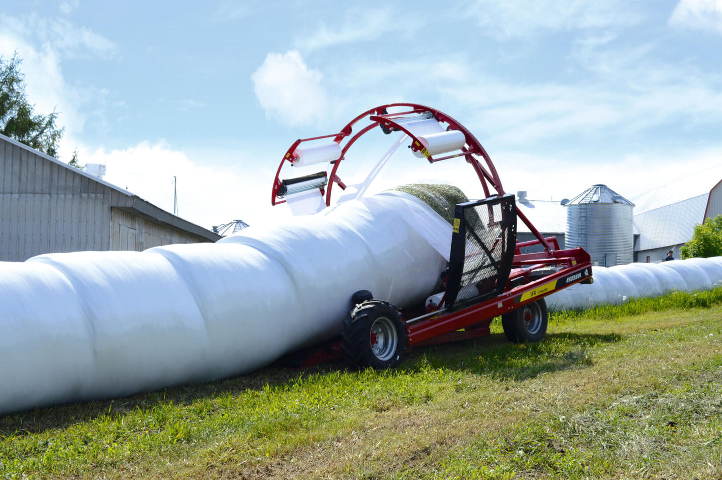 Anderson Bale Wrappers | Model NWS720, IFX720, Hybrid X & Evolution | Up to 6 ft Round Bales | Horsepower 13-20 HP | For Tractors & Trucks