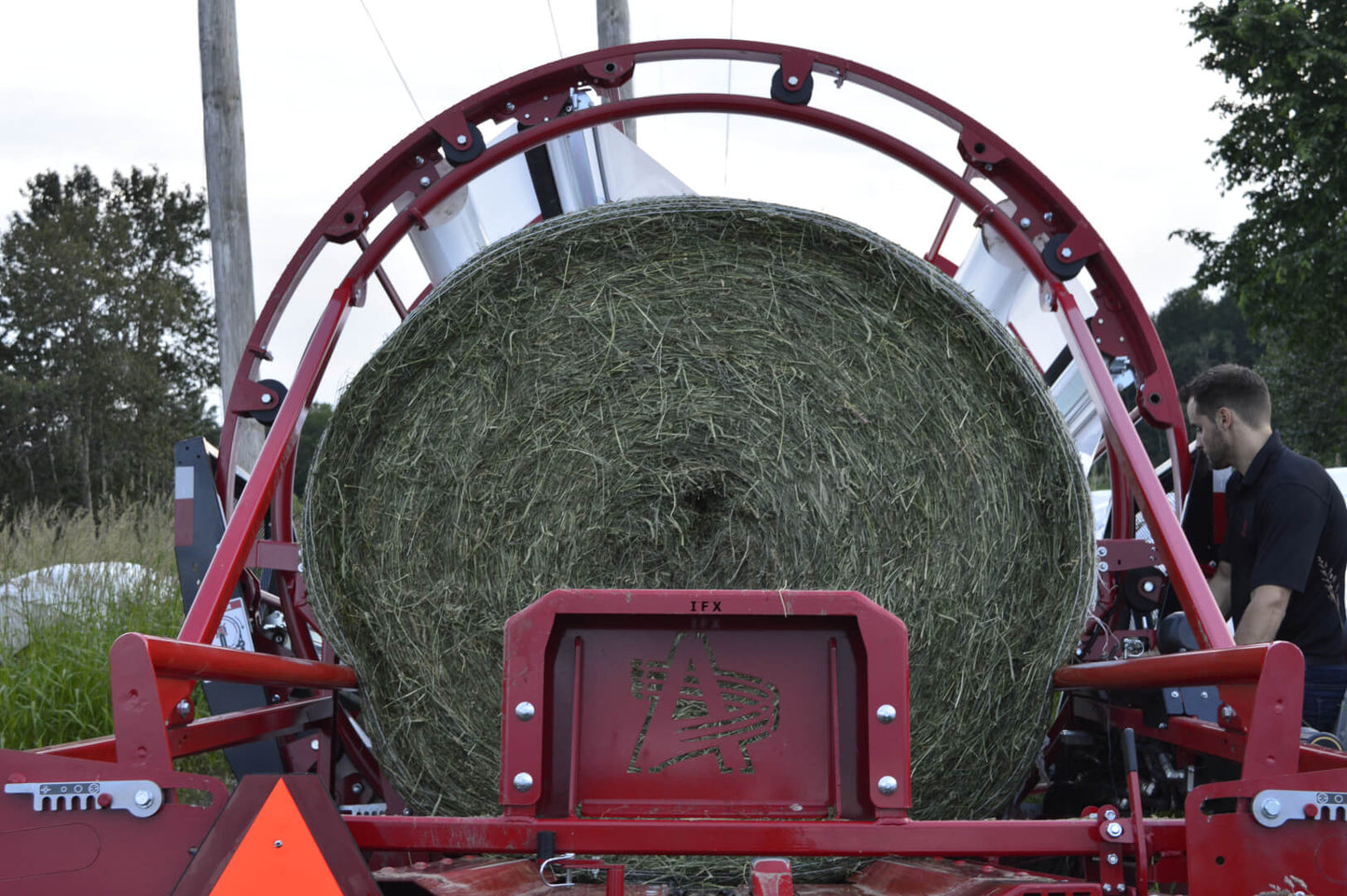 Anderson Bale Wrappers | Model NWS720, IFX720, Hybrid X & Evolution | Up to 6 ft Round Bales | Horsepower 13-20 HP | For Tractors & Trucks