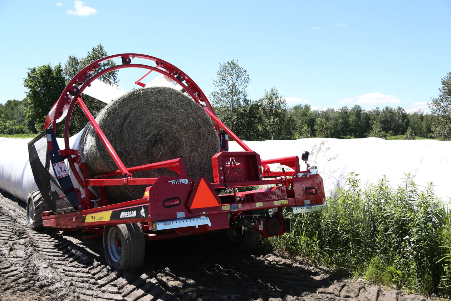Anderson Bale Wrappers | Model NWS720, IFX720, Hybrid X & Evolution | Up to 6 ft Round Bales | Horsepower 13-20 HP | For Tractors & Trucks