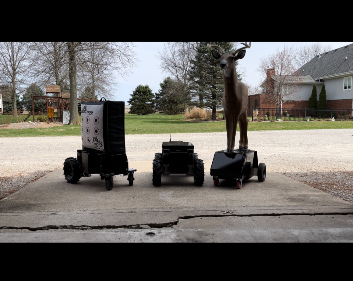 SRS Robotic Box Target | 2WD & 4WD | Width 26" | Top Speed 5.7 MPH | Battery Life 2-3 Hours