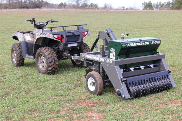 atv seed planter Ranew Outdoors Firminator ATV - UTV Model | G3 Discs, Seeder & Cultipacker | Food Plot Planter