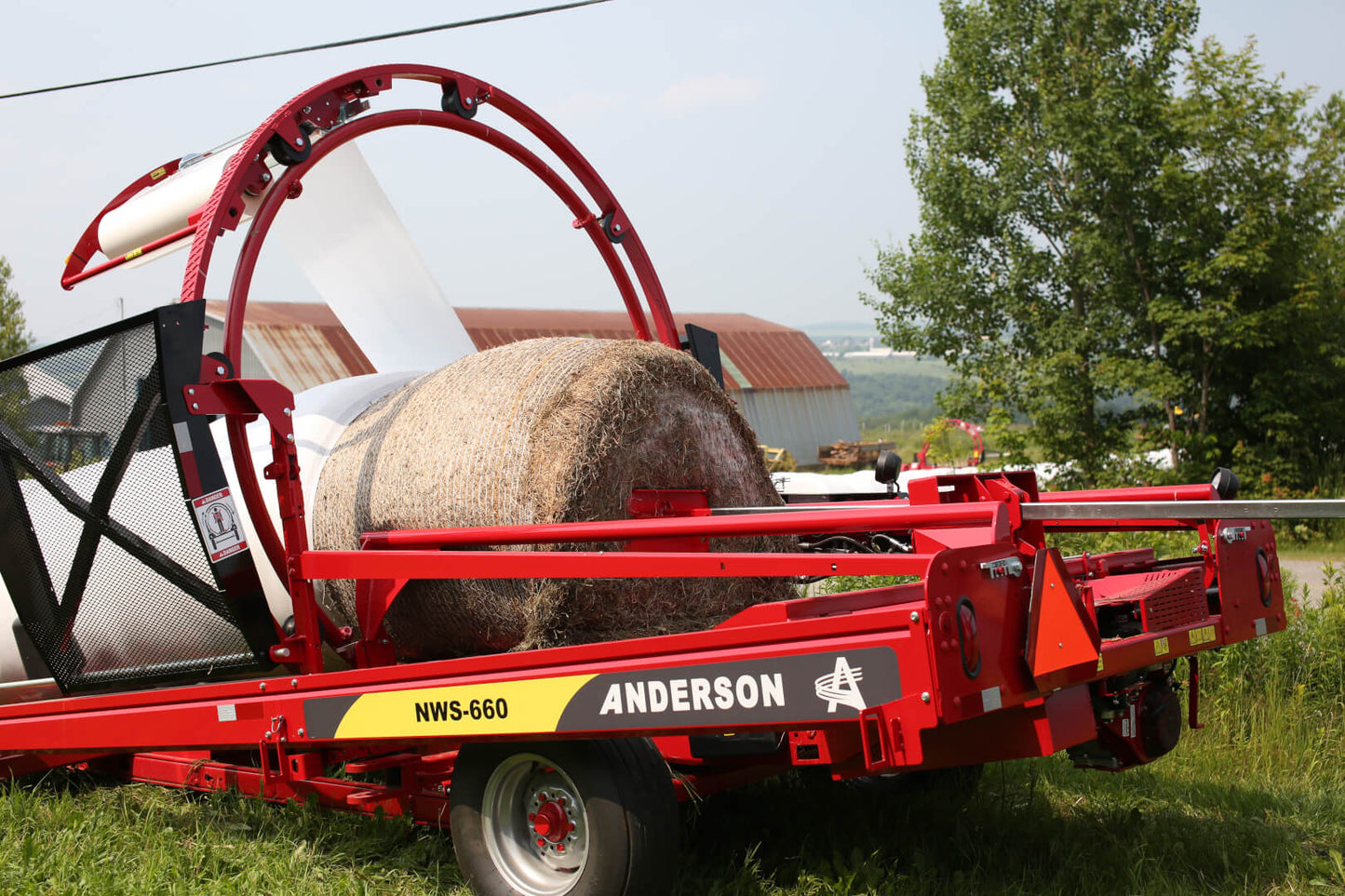 Anderson Bale Wrappers | Model NWS720, IFX720, Hybrid X & Evolution | Up to 6 ft Round Bales | Horsepower 13-20 HP | For Tractors & Trucks