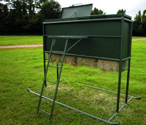 Outback Wildlife Hay & Alfalfa Feeder | Multi-Bale Capacity | For Outdoor Use