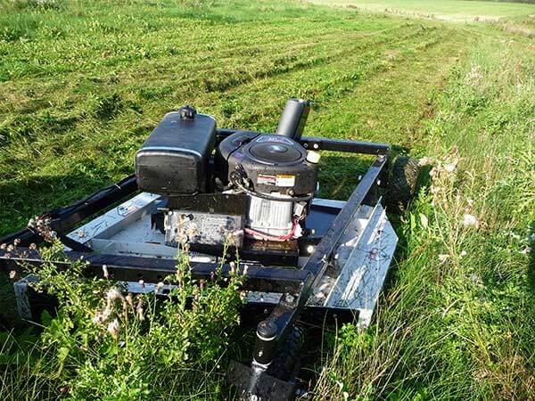 Kunz Engineering | Best Quality Rough Cut Mower AcrEase | Model MR44B | 44″ Cutting Width | Pull Type| 19 HP Briggs & Stratton Engine | For ATV