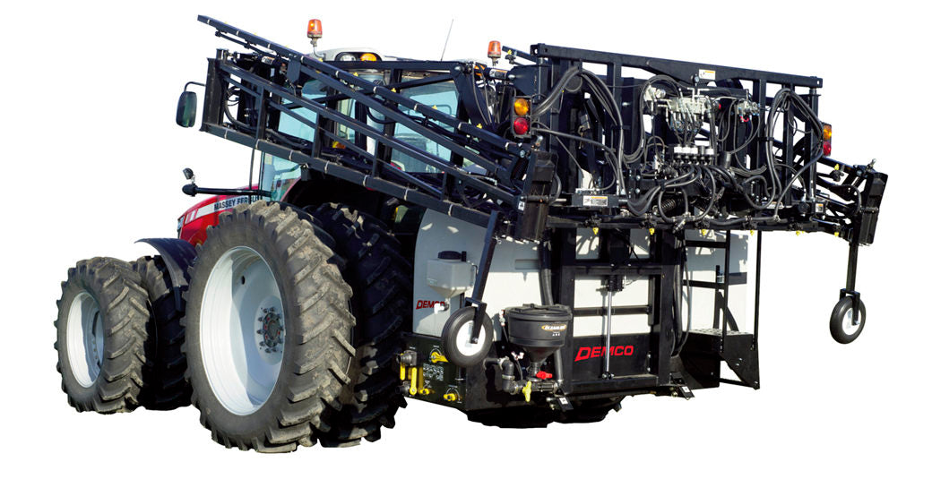 Demco | RM Series Rear Mount Sprayer | Models 300 To 600 Gallon | Hydraulic Boom 45′ To 90′ | Jet Agitation | Horsepower 40 To 100+ HP | For Tractors