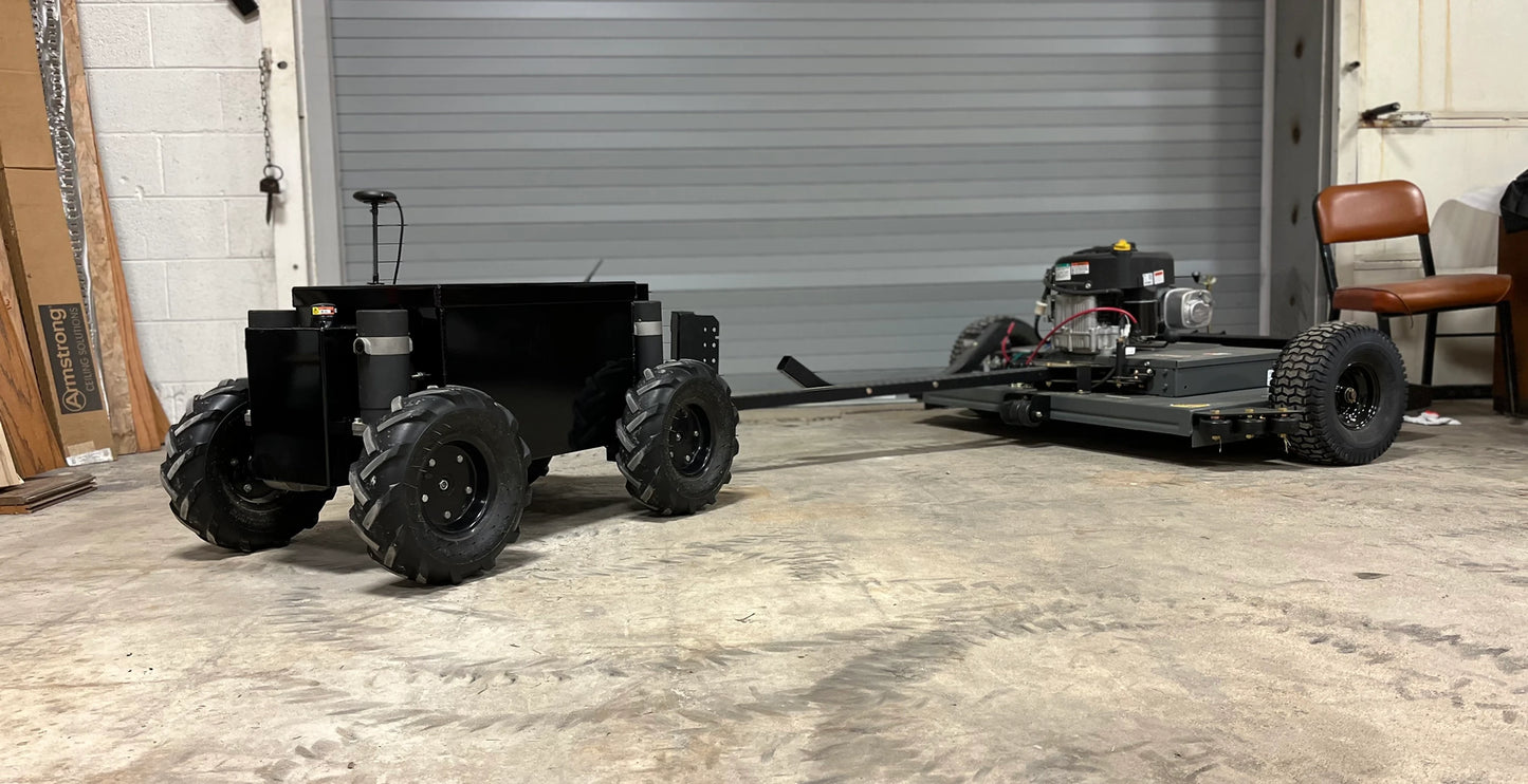 SRS Heavy-Duty 4WD Autonomous Robotic Platform | Width 26" | Length 34" | Top Speed 5.7 MPH | Battery Life 14 Hours