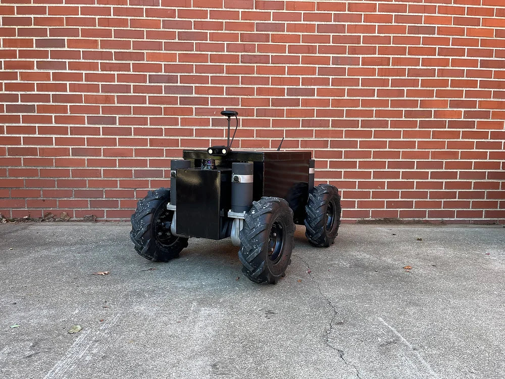 SRS Heavy-Duty 4WD Autonomous Robotic Platform | Width 26" | Length 34" | Top Speed 5.7 MPH | Battery Life 14 Hours