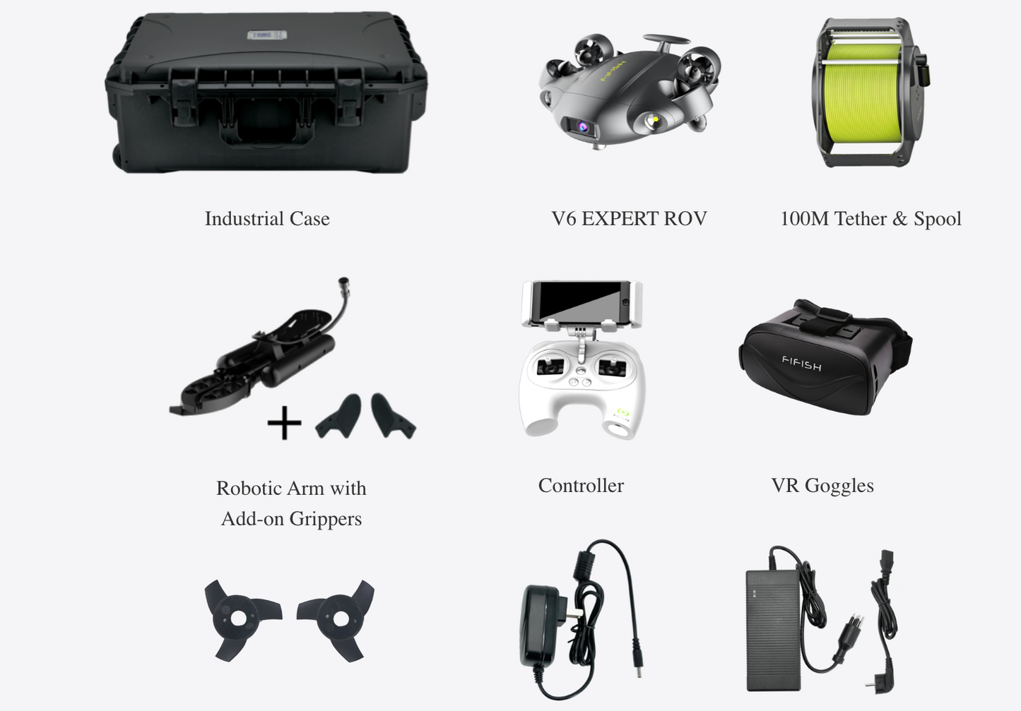 Qysea FIFISH V6 Expert Underwater Drone Robot Bundle | 100m (300ft) Depth