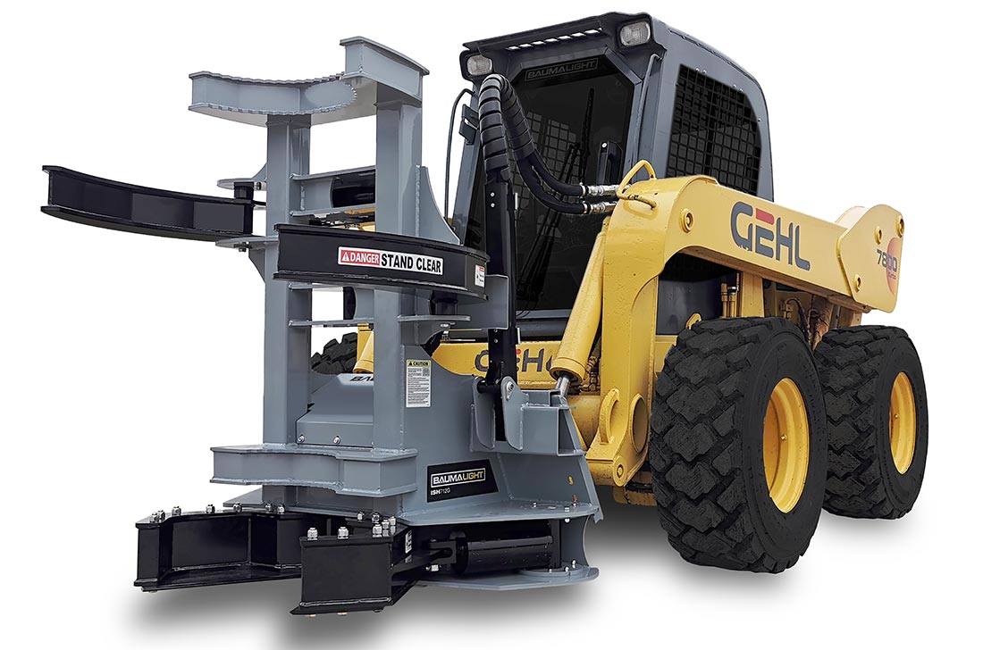 Baumalight Tree Shear With Buncher | Model ISH/ISR Series | 10"-12" Tree Size | For Skid Steer