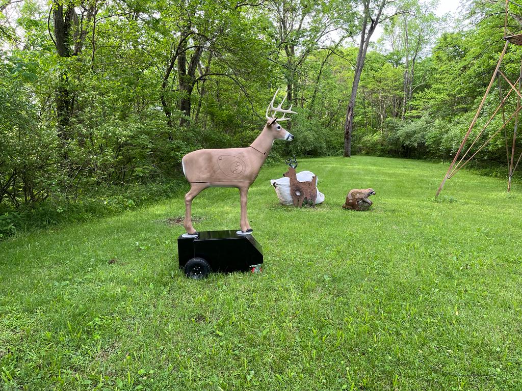 SRS 3D Archery Target Robot | Model: AT-3DR | Width 2.5' | Length 3.5' | For Archery Practice & Payload Transport