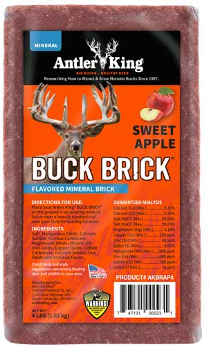 Antler King® | Sweet Apple Buck Brick | 4 lbs Weight