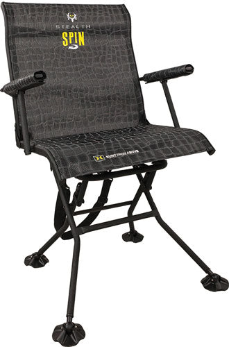 Hawk Blind Chair Stealth Spin-360 | Dimensions 18" W x 18" D x 20" H | For Hunting Blinds