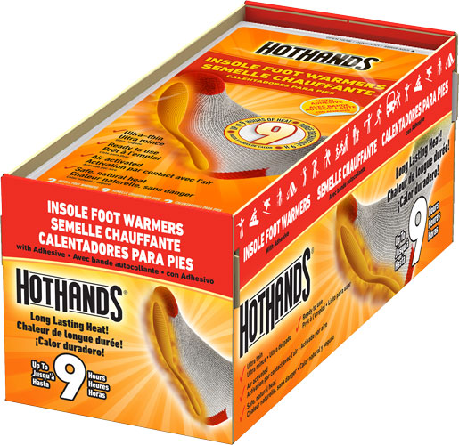 Hothands Insole Foot Warmer 16 - Pairs 9 Hour W/ Adhesive