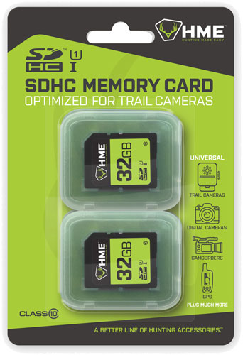 HME SD Memory Card – 32GB | 2 Cards Per Pack