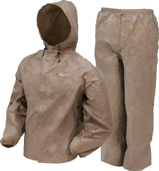 Frogg Toggs Rain Suit Mens - Ultra-lite-2 Medium Khaki