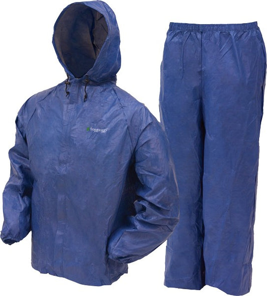 Frogg Toggs Rain Suit Mens - Ultra-lite-2 Large Blue