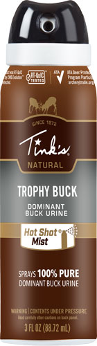 Tinks Deer Lure Trophy Buck - Hot Shot Mist 3oz. Aerosol