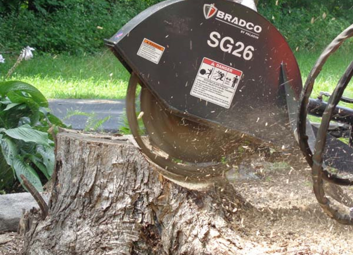 Paladin Stump Grinder High & Standard Flow | Wheel Size 26″ & 30″ | 16–40 GPM | For Skid Steer
