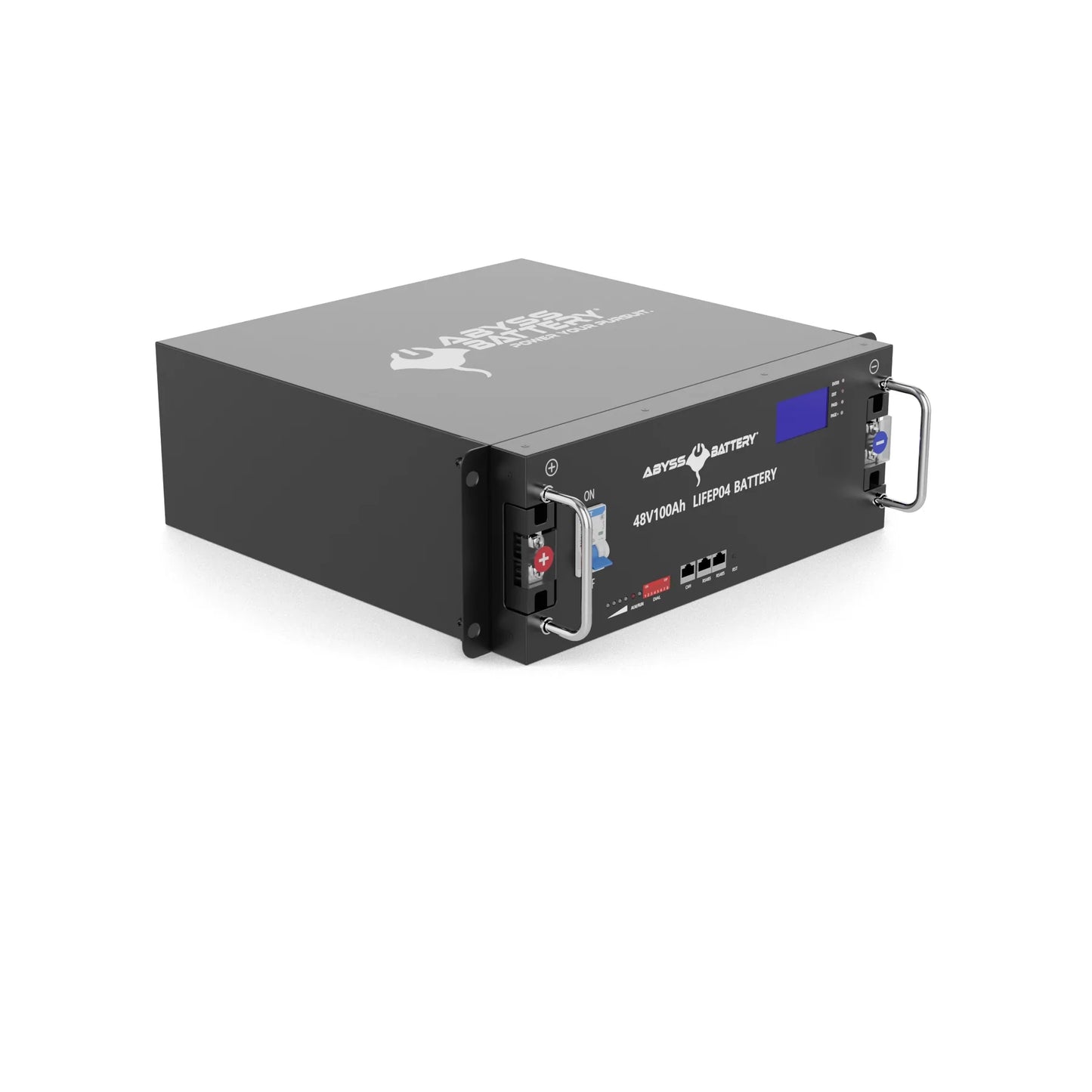 Abyss® | Micro-grid Lithium Battery | Model AB-48V100 | Voltage 48V 100Ah | Group 8D | Bluetooth BMS | IP65 Waterproof | For Off-Grid Energy Storage & Marine Diesel Systems