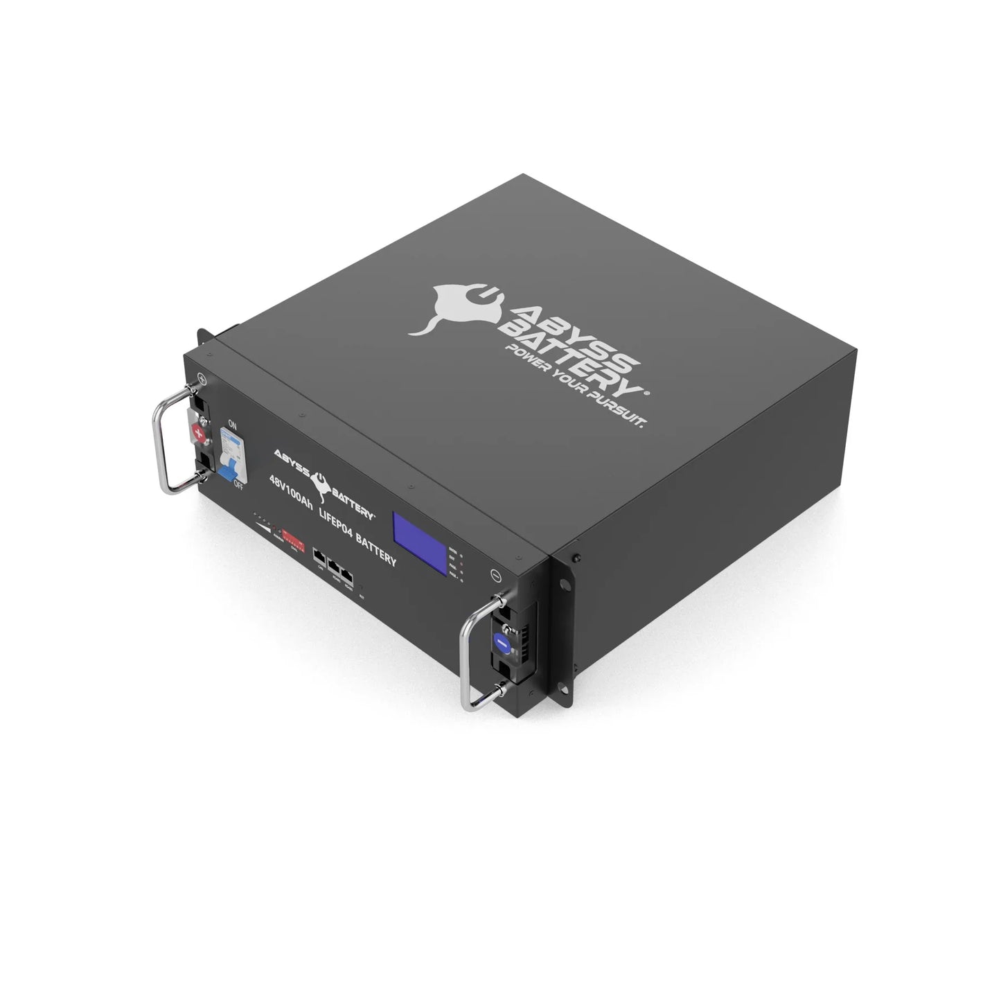 Abyss® | Micro-grid Lithium Battery | Model AB-48V100 | Voltage 48V 100Ah | Group 8D | Bluetooth BMS | IP65 Waterproof | For Off-Grid Energy Storage & Marine Diesel Systems