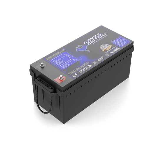 Abyss® | Lithium Trolling Motor Battery | Model AB-36V105-BT | Voltage 36V 105Ah | Group 4D | Bluetooth BMS | Built-In Heating | IP65 Waterproof