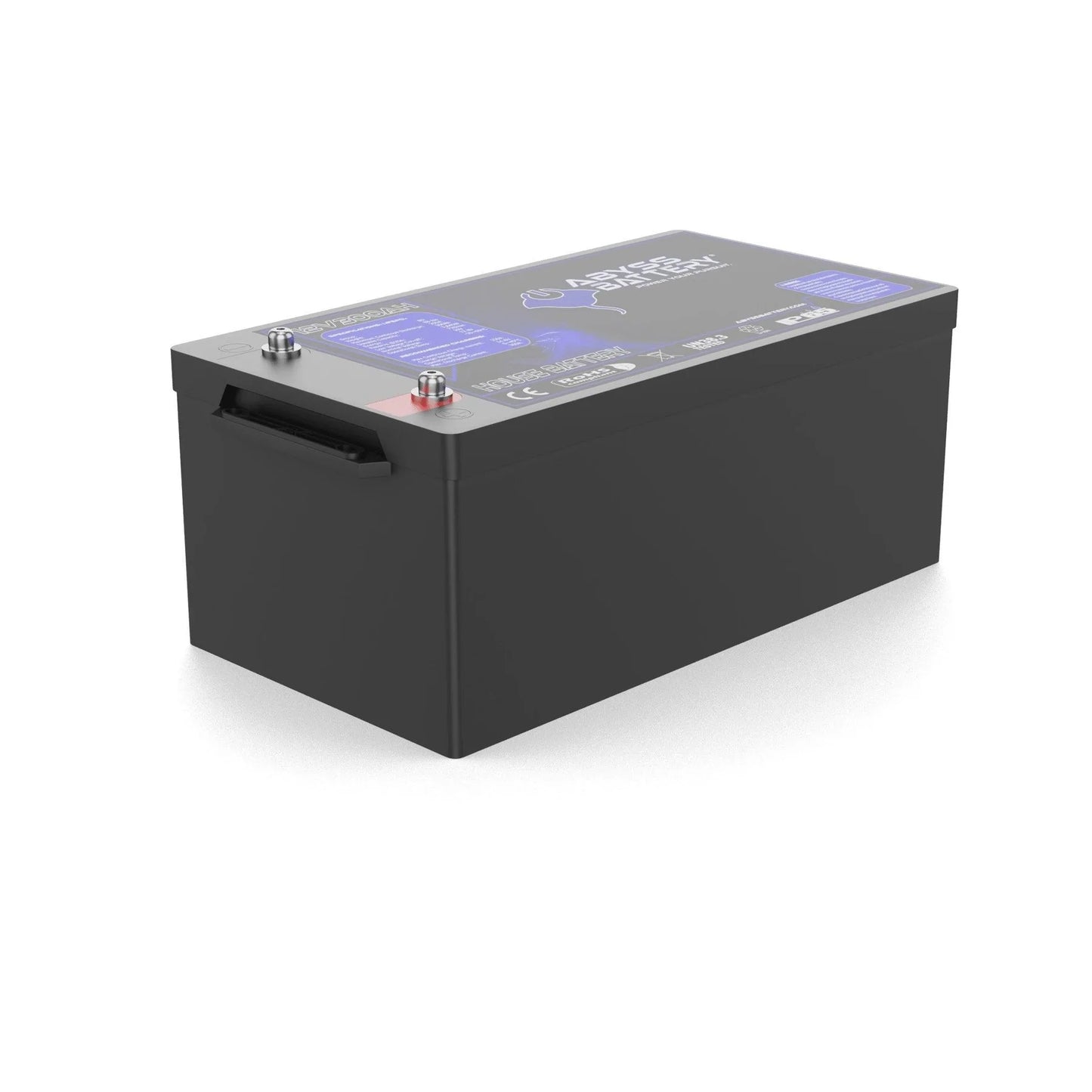 Abyss® | Off-Grid™ Marine House Battery | Model AB-12V300 | Group 8D | 12V 300Ah | 1000A Peak | Bluetooth BMS | Built-In Heating | IP65 Waterproof