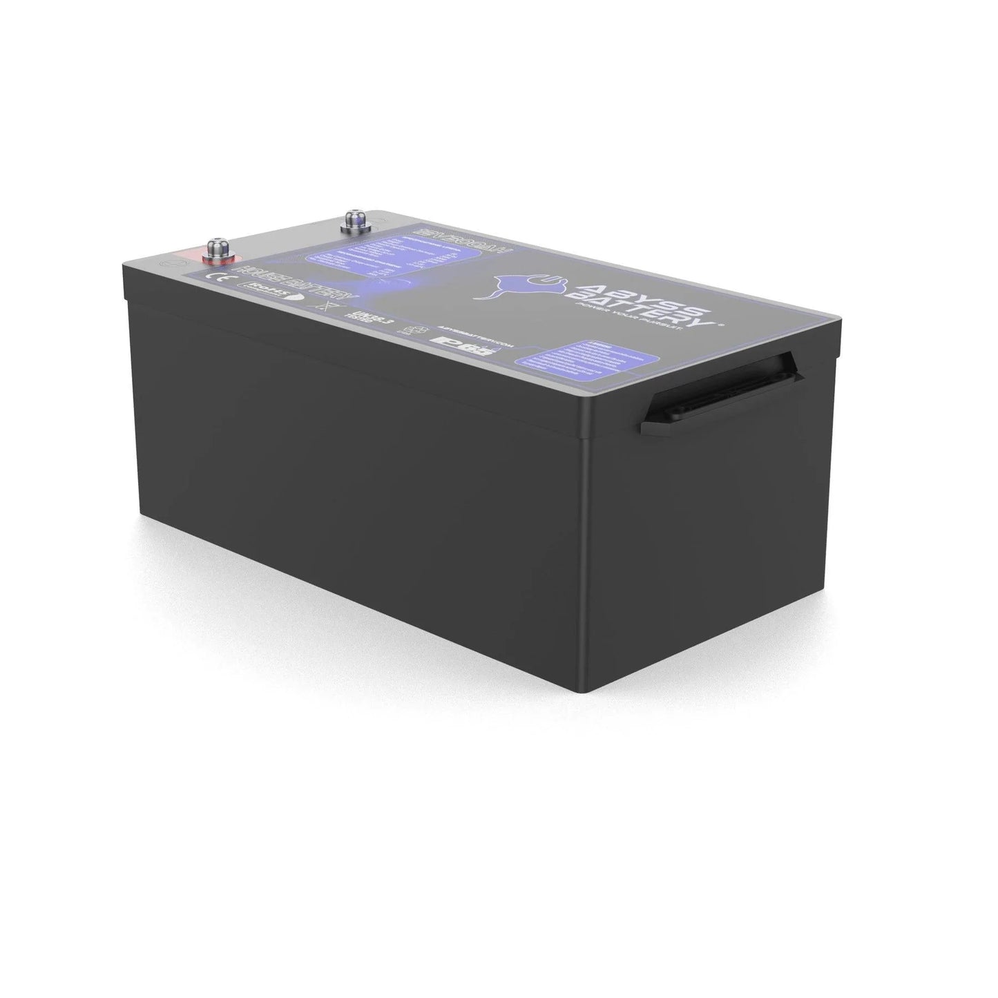 Abyss® | Off-Grid™ Marine House Battery | Model AB-12V300 | Group 8D | 12V 300Ah | 1000A Peak | Bluetooth BMS | Built-In Heating | IP65 Waterproof