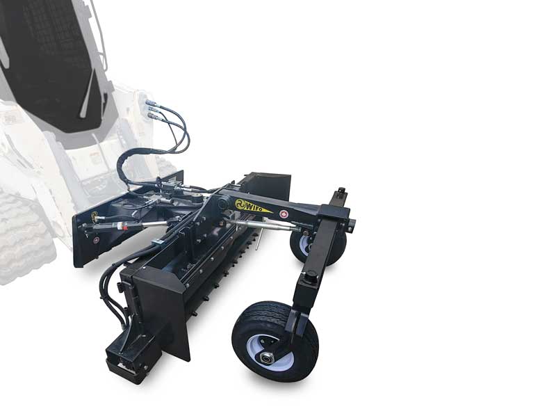 Wifo Equipment Harley Rake Power Rake | Model RA Series | Working Width 60"-84" | For Skid Steer