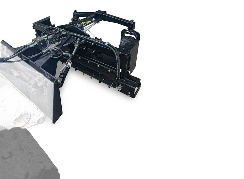 Wifo Equipment Harley Rake Power Rake | Model RA Series | Working Width 60"-84" | For Skid Steer