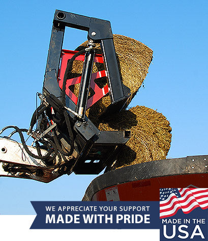 Maxilator | Bale Splitter | Model MXSHD-S | 6' x 6' Capacity | Hydraulic Flow 15 To 25 GPM | For Skid Steer Loaders