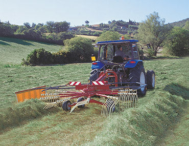 Sitrex | Rotary Hay Rake | Model SR 350/9, SR 320/8, SR 420/11 & SR420/11 | Working Width 10'6" to 13'9" | For Tractors
