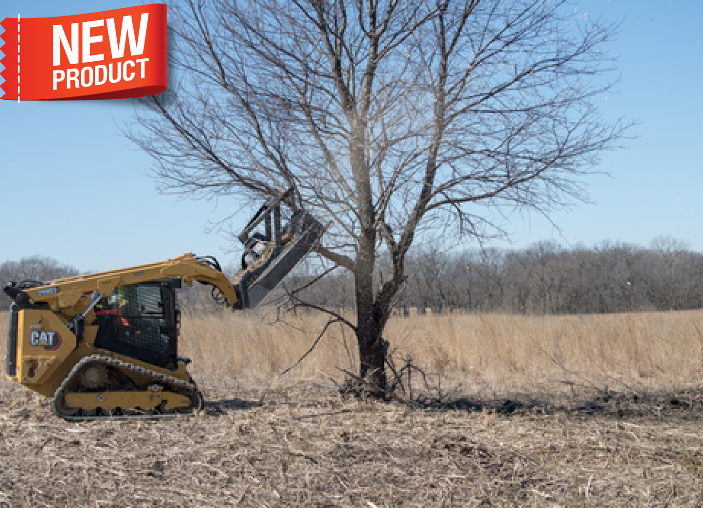 Paladin Forestry Disc Grinder | 60" Cutting Width | 35GPM-45GPM | For Skid Steer