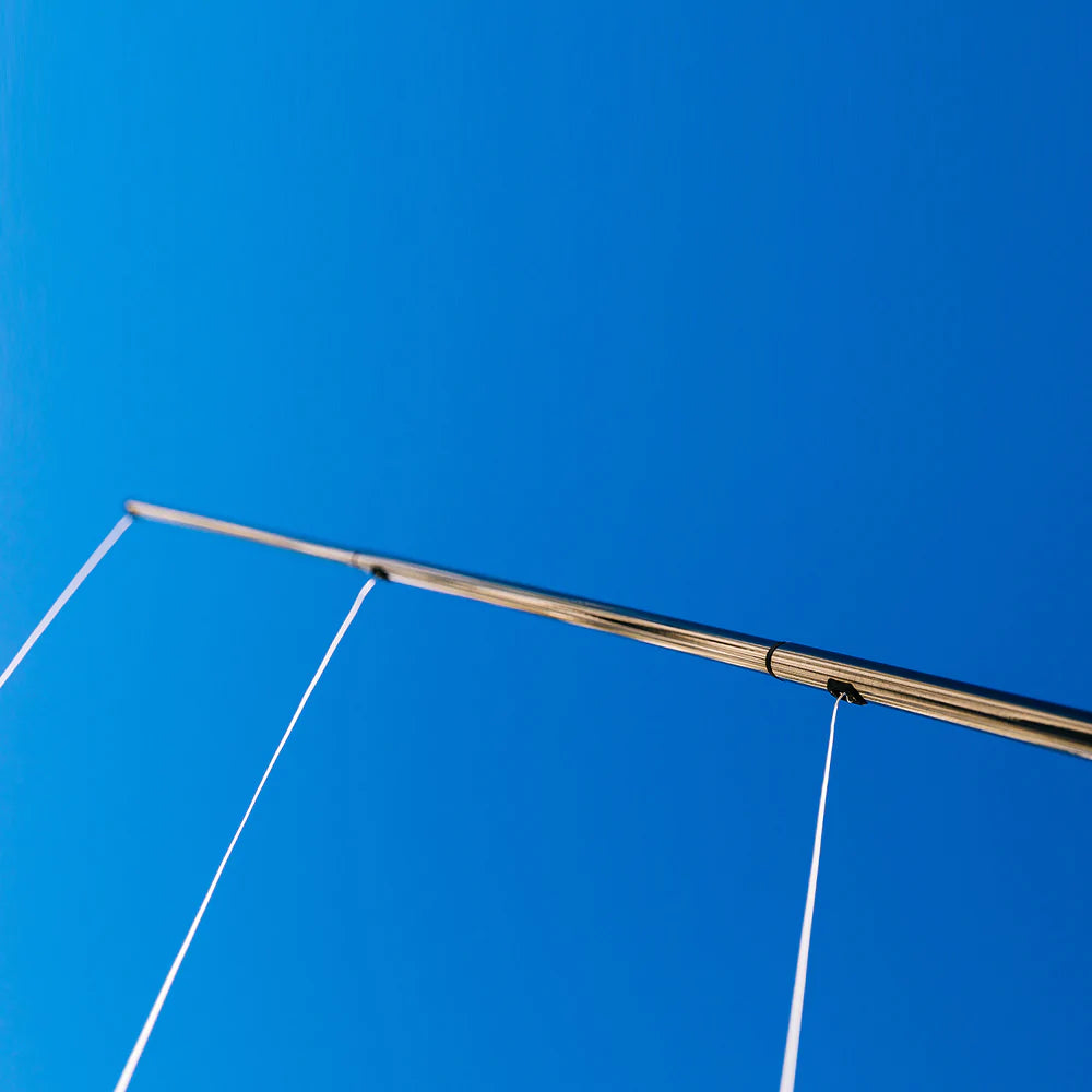 Gemlux | Bluewater Internal Carbon Fiber Outrigger Pair | Model IR-DK-18-B-O2 | 18' & 22' Length | 10.45 lb UV-Stable Line | For 22' Outrigger Poles