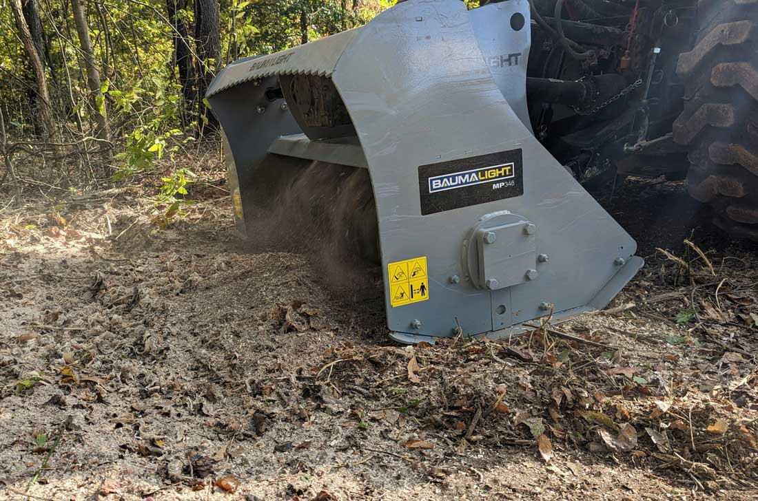 Baumalight Fixed Tooth Mulcher | Model MP-348 | 3-PT Hitch | Cutting Width 48" | Horsepower 25 To 40 HP| For Tractors