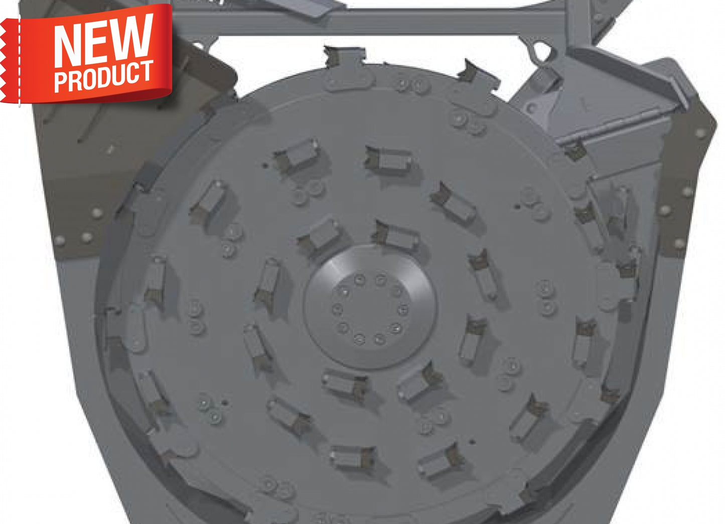 Paladin Forestry Disc Grinder | 60" Cutting Width | 35GPM-45GPM | For Skid Steer