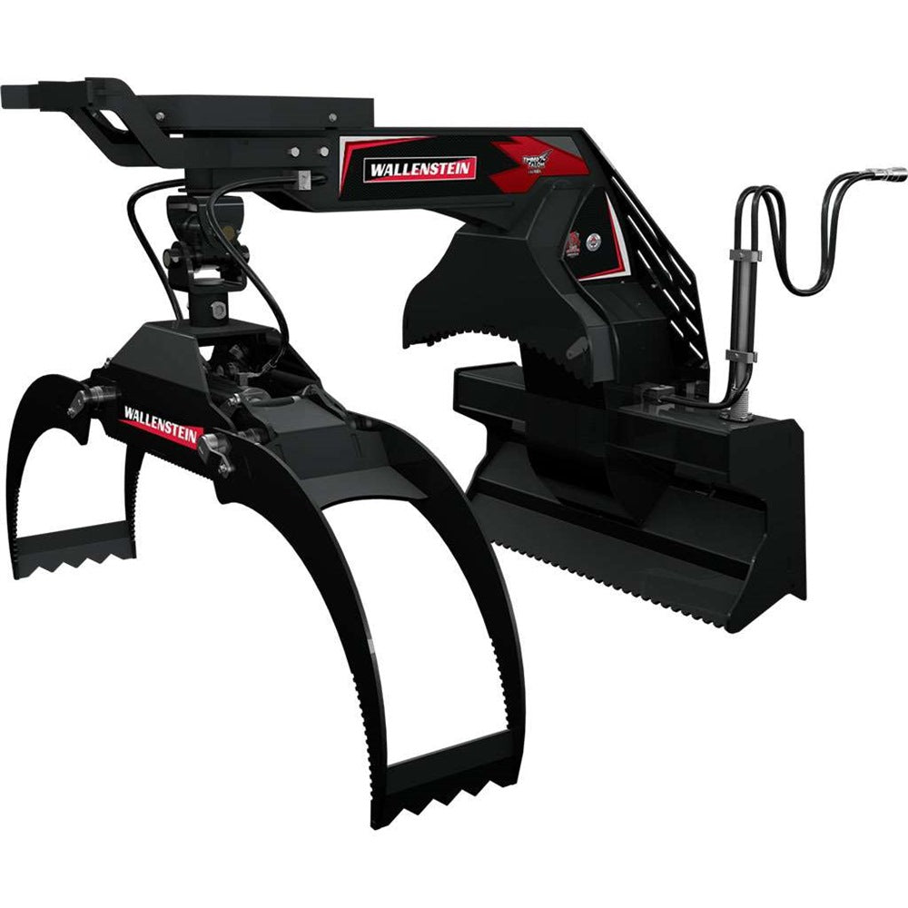 Wallenstein | SSL Log Grapple | LXG Series | Grapple Opening 3" - 48" To 3" - 72" | Hydraulic Flow 5-10 GPM | For Skid Steer