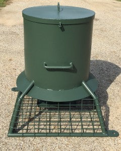Outback Wildlife Baby Back 300 Quail Feeders | Lid Opening 24"