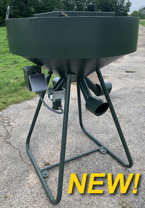 Outback Wildlife NEW "Half-back Dually" Protein & Corn Feeder | For Wildlife