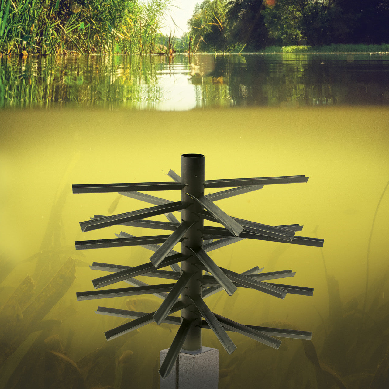 Mossback Fish Habitat Safe Haven | Height 40 inches