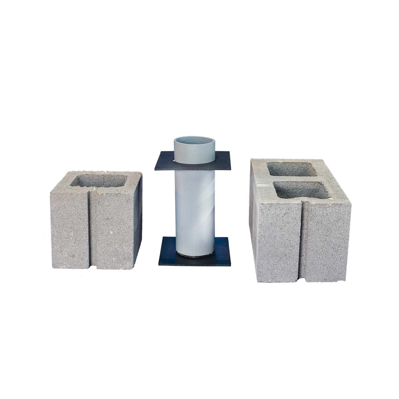 3 Concrete Block Adapters