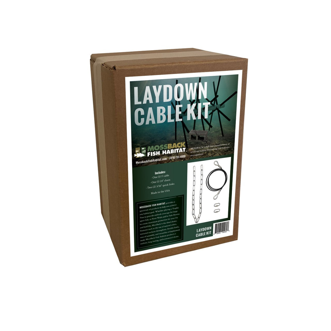 MossBack Fish Laydown Cable Kit