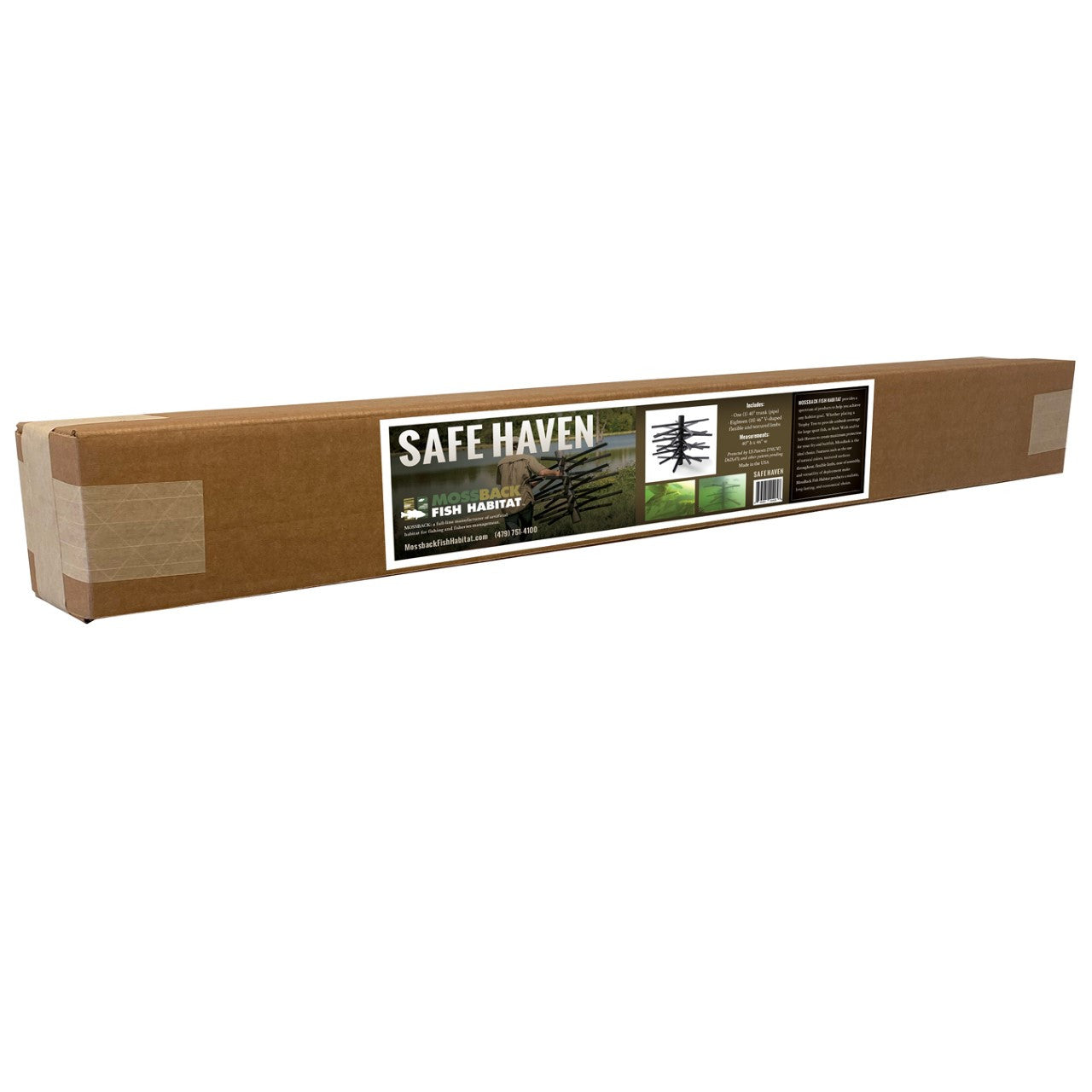 Mossback Fish Habitat Safe Haven | Height 40 inches