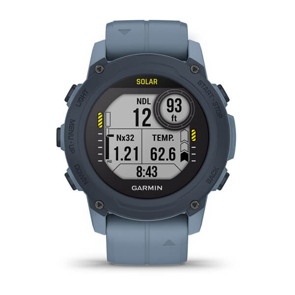 Garmin Wearables Descent™ G1 Solar Black Band Smart Watches