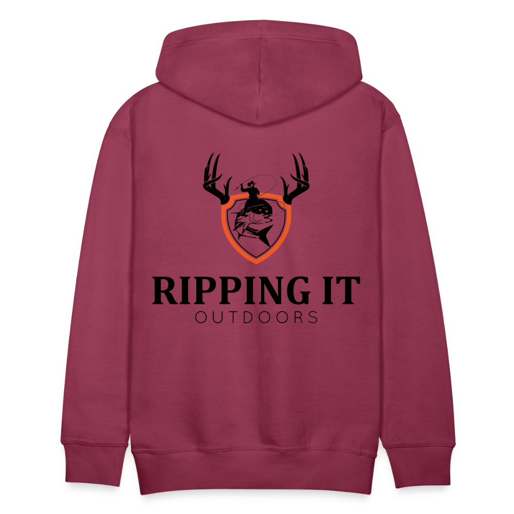 Men’s Premium Hoodie - burgundy