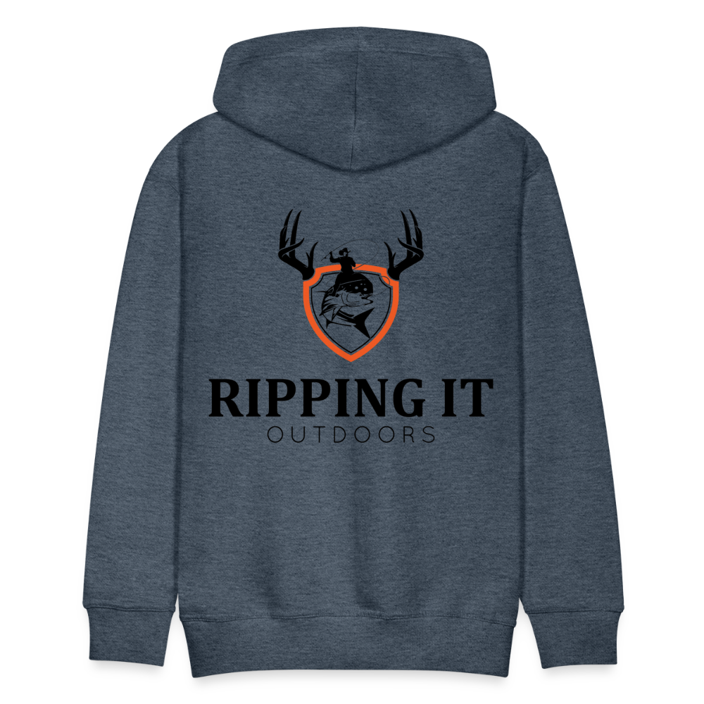 Men’s Premium Hoodie - heather denim